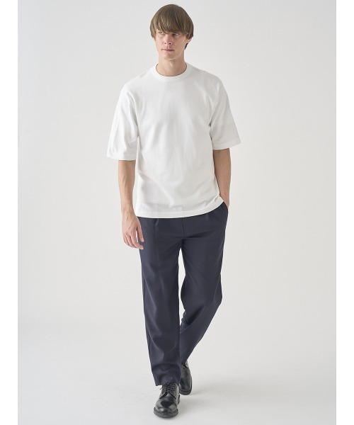 JOHN SMEDLEY(ジョンスメドレー)の「ウェルトヘム半袖コットンニットTシャツ(ニット/セーター・メンズ・ホワイト系2・XL/M/S)」の10枚目の写真