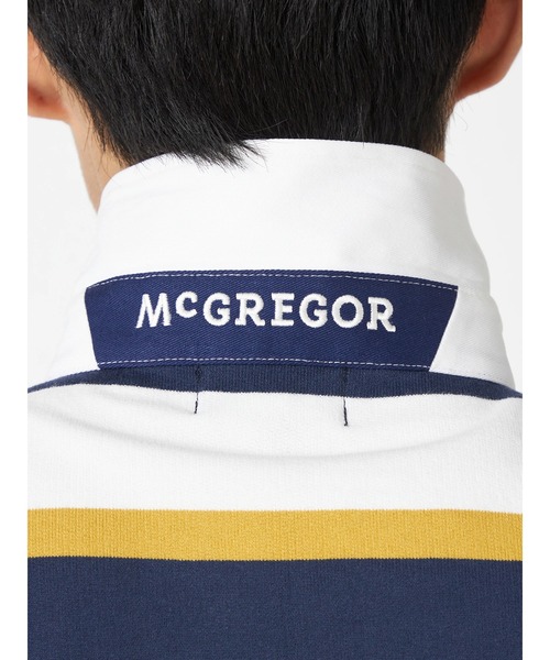 McGREGOR(マックレガー)の「ラガーシャツ(ポロシャツ・メンズ・ライトグリーン/ネイビー・L/M)」の10枚目の写真