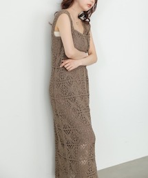 Bab（バブ）の「【選べるサイズ展開】【累計お気に入り登録5万人！】クロシェロングワンピース（ワンピース）」