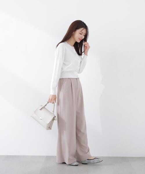 PROPORTION BODY DRESSING（プロポーションボディドレッシング）の「＜ウォッシャブル/UVカット＞ベーシックカーディガン / 1216174300（カーディガン/ボレロ・レディース・ホワイト/パープル/ブルー/シルバー・FREE）」の10枚目の写真