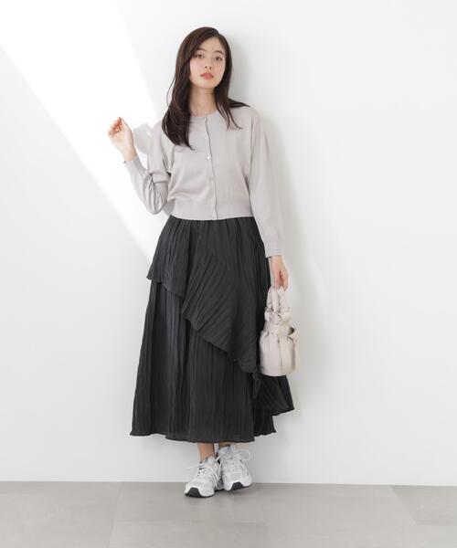 PROPORTION BODY DRESSING（プロポーションボディドレッシング）の「＜ウォッシャブル/UVカット＞ベーシックカーディガン / 1216174300（カーディガン/ボレロ・レディース・ホワイト/パープル/ブルー/シルバー・FREE）」の21枚目の写真