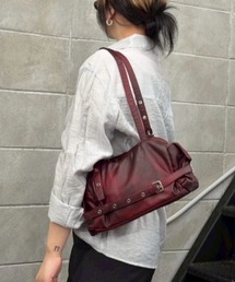 Chikashitsu +（チカシツプラス）の「【Chikashitsu +】vintage belt shoulder bag / 【チカシツプラス】ヴィンテージベルトショルダーバッグ（ショルダーバッグ）」