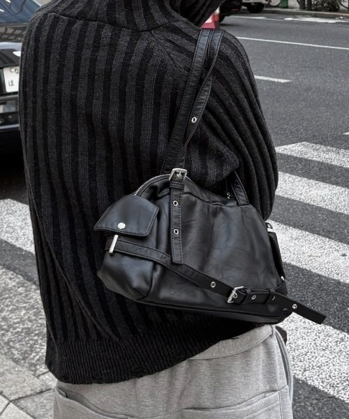 小物 takeshi4063 Chikashitsu +】vintage belt shoulder bag / 【チカシツプラス