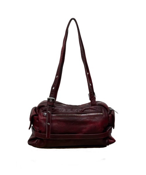 Chikashitsu +(チカシツプラス)の「【Chikashitsu +】vintage belt shoulder bag / 【チカシツプラス】ヴィンテージベルトショルダーバッグ(ショルダーバッグ・メンズ・ブラック/バーガンディー・ONE SIZE)」の15枚目の写真