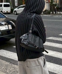 Chikashitsu +（チカシツプラス）の「【Chikashitsu +】vintage belt shoulder bag / 【チカシツプラス】ヴィンテージベルトショルダーバッグ（ショルダーバッグ）」