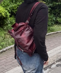Chikashitsu +（チカシツプラス）の「【Chikashitsu +】vintage belt shoulder bag / 【チカシツプラス】ヴィンテージベルトショルダーバッグ（ショルダーバッグ）」
