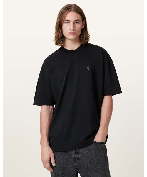 ALLSAINTS(オールセインツ)の「HARDING SS CREW(Tシャツ/カットソー・メンズ・ブラック・L/XS/S)」の1枚目の写真