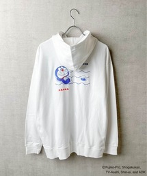 TETERA（テテラ）の「【TETERA×ドラえもん】UNISEX KIDS PULL SAUNA PARKA / ドラえもんプリント シャイニー加工 プルオーバー パーカー tete22-014,tete22-014-k（パーカー）」