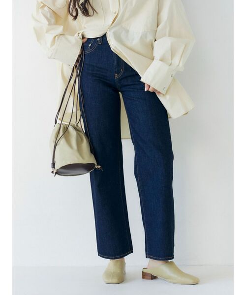 Ungrid（アングリッド）の「キャンバスショルダーバッグ（ショルダーバッグ・レディース・カーキ/アイボリー・FREE）」の7枚目の写真