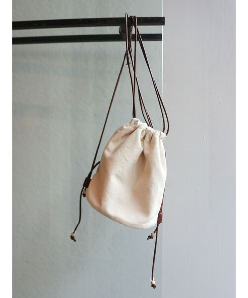 Ungrid（アングリッド）の「キャンバスショルダーバッグ（ショルダーバッグ・レディース・カーキ/アイボリー・FREE）」の11枚目の写真