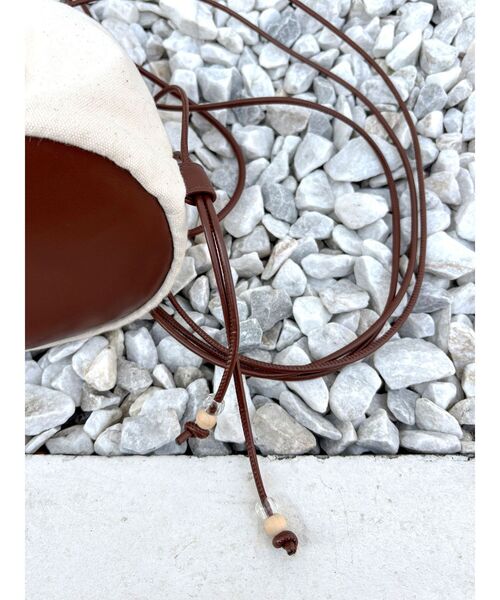 Ungrid（アングリッド）の「キャンバスショルダーバッグ（ショルダーバッグ・レディース・カーキ/アイボリー・FREE）」の12枚目の写真