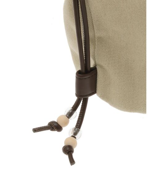 Ungrid（アングリッド）の「キャンバスショルダーバッグ（ショルダーバッグ・レディース・カーキ/アイボリー・FREE）」の15枚目の写真