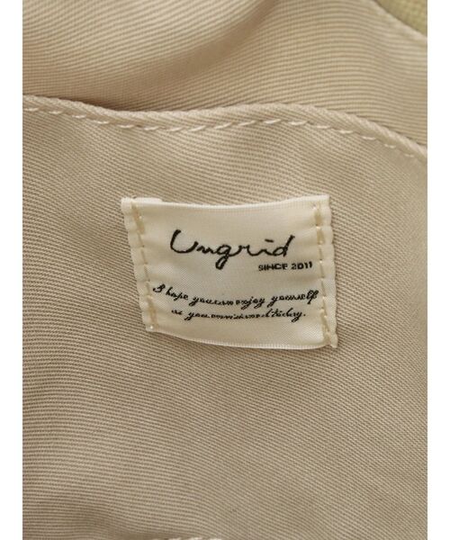 Ungrid（アングリッド）の「キャンバスショルダーバッグ（ショルダーバッグ・レディース・カーキ/アイボリー・FREE）」の18枚目の写真