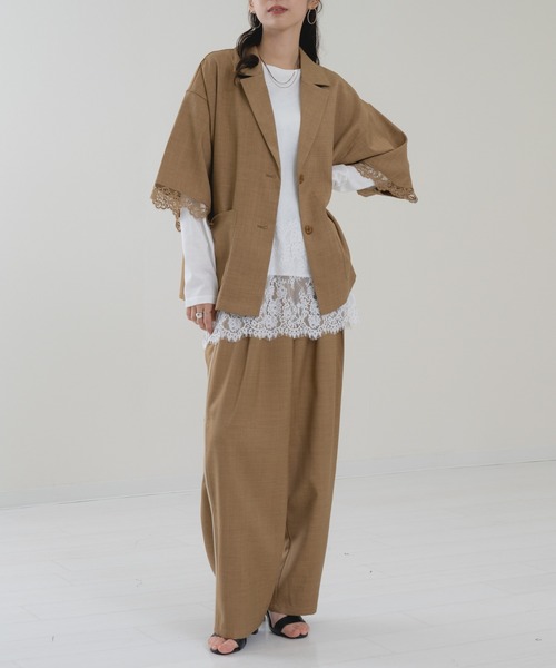 refinedworks（リファインドワークス）の「【refinedworks】トレンド 見えする 配色 ライン パンツ！（その他パンツ・レディース・ブラウン/チャコールグレー・FREE）」の20枚目の写真