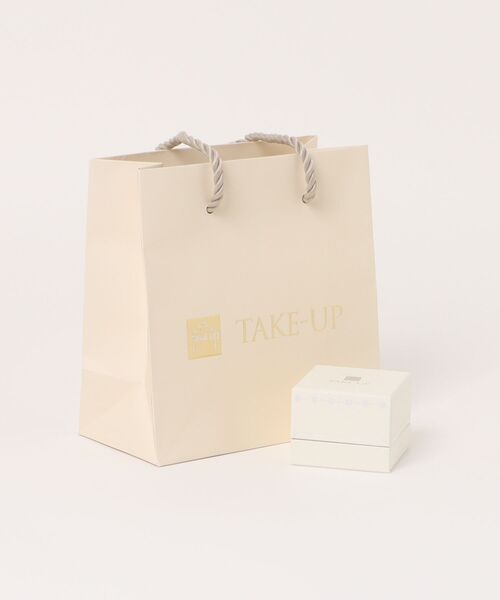 TAKE-UP（テイクアップ）の「[ セカンドピアス]PT モアサナイトピアス( 4ミリ）（ピアス（両耳用）・レディース・プラチナム・FREE）」の7枚目の写真