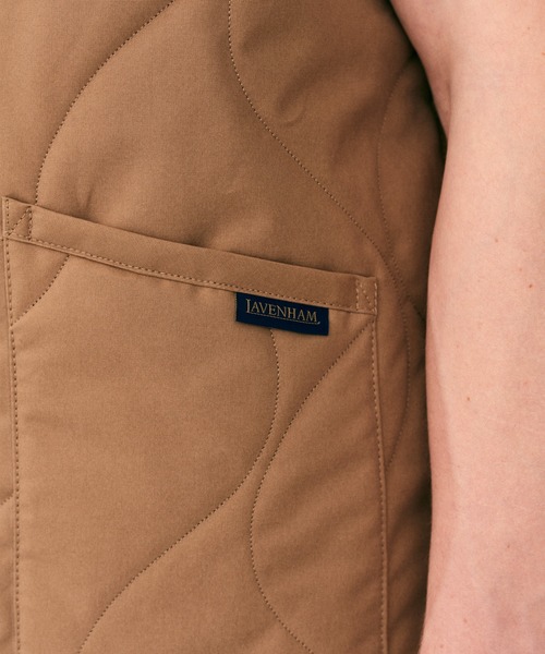 LAVENHAM(ラベンハム)の「Bomber Gilet Mens / ボンバー ジレ メンズ(ベスト・メンズ・ブラック/ブラウン/カーキ・S/M/L/XL/XS)」の15枚目の写真