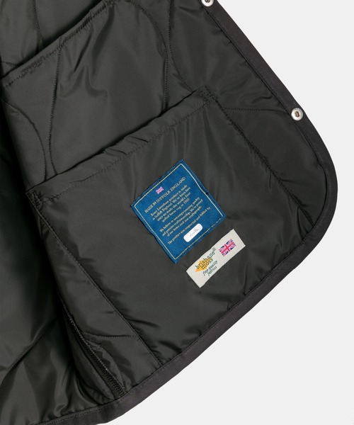 LAVENHAM(ラベンハム)の「Bomber Gilet Mens / ボンバー ジレ メンズ(ベスト・メンズ・ブラック/ブラウン/カーキ・S/M/L/XL/XS)」の8枚目の写真
