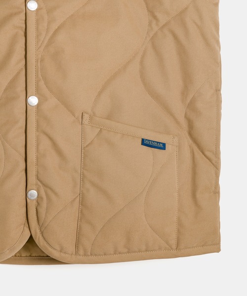 LAVENHAM(ラベンハム)の「Bomber Gilet Mens / ボンバー ジレ メンズ(ベスト・メンズ・ブラック/ブラウン/カーキ・S/M/L/XL/XS)」の19枚目の写真