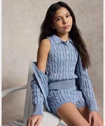 POLO RALPH LAUREN CHILDRENSWEAR | ケーブルニット コットン フルジップ フーディ(パーカー)