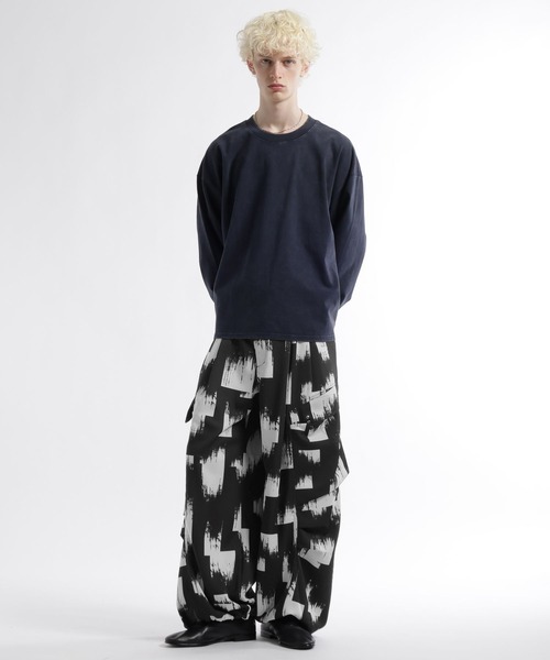 HARE(ハレ)の「【SET UP対応】マルチレイヤーカーゴパンツ(HARE)(カーゴパンツ・メンズ・ライトグレー/オレンジ系その他/ブラック・MEDIUM/SMALL/FREE)」の8枚目の写真