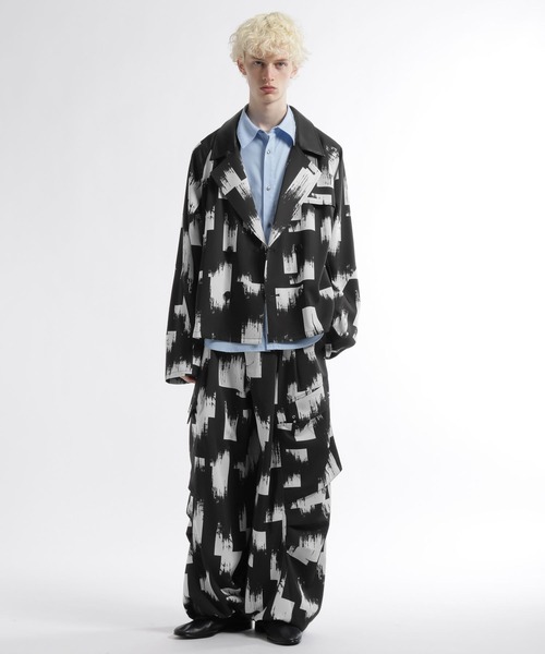 HARE(ハレ)の「【SET UP対応】マルチレイヤーカーゴパンツ(HARE)(カーゴパンツ・メンズ・ライトグレー/オレンジ系その他/ブラック・MEDIUM/SMALL/FREE)」の11枚目の写真