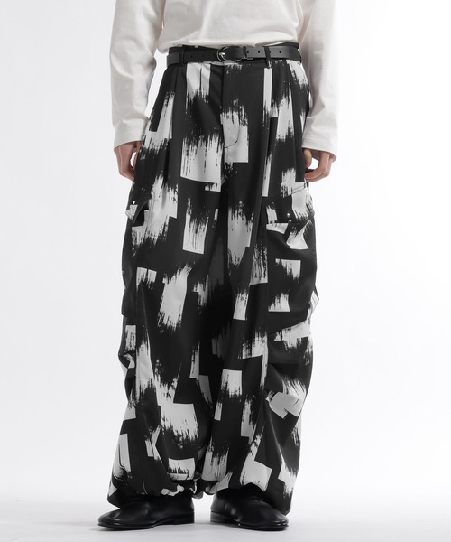 HARE(ハレ)の「【SET UP対応】マルチレイヤーカーゴパンツ(HARE)(カーゴパンツ・メンズ・ライトグレー/オレンジ系その他/ブラック・MEDIUM/SMALL/FREE)」の19枚目の写真