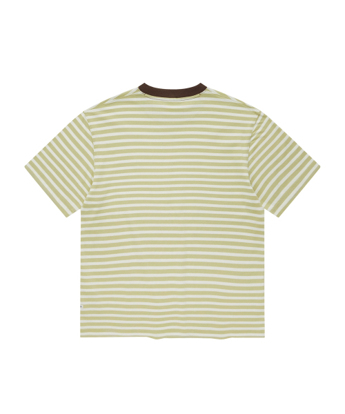 COVERNAT(カバーナット)の「ベーシックストライプTシャツグリーン(Tシャツ/カットソー・メンズ・その他・MEDIUM/LARGE/SMALL/X-LARGE/X-SMALL/XX-LARGE)」の10枚目の写真