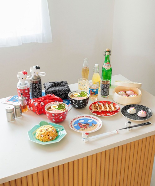 Me%（ミィパーセント）の「【HELLO KITTY】どんぶり　635188（食器・レディース・レッド/ブラック・FREE）」の6枚目の写真