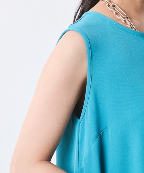 CHIC STYLE(シックスタイル)の「Aラインマキシワンピース<大きいサイズ有>シックスタイル(ワンピース・レディース・ターコイズブルー/モカ/アイボリー系/ネイビー系・L/M/5L/4L/3L/LL)」の17枚目の写真