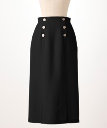 STRAWBERRY-FIELDS（ストロベリーフィールズ）の「トロストレッチ_メタル釦タイトスカート（スカート）」