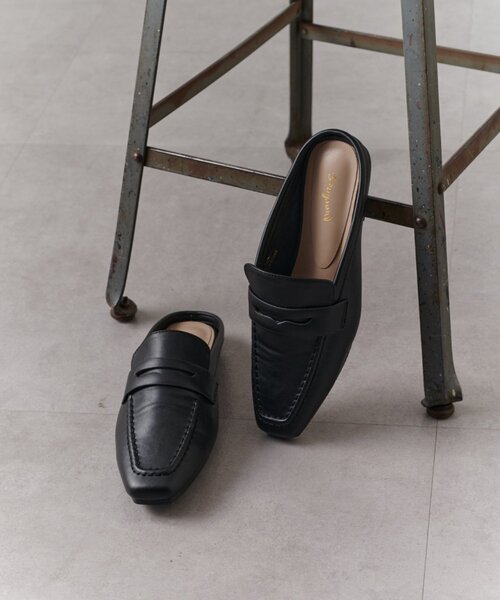 Omekashi(オメカシ)の「ローファースリッポン(ローファー・レディース・ベージュ/ブラック・LARGE/MEDIUM/SMALL)」の6枚目の写真