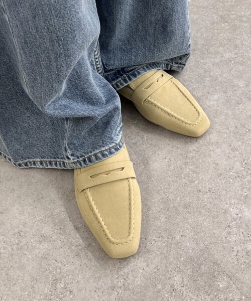 Omekashi(オメカシ)の「ローファースリッポン(ローファー・レディース・ベージュ/ブラック・LARGE/MEDIUM/SMALL)」の9枚目の写真