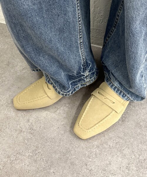 Omekashi(オメカシ)の「ローファースリッポン(ローファー・レディース・ベージュ/ブラック・LARGE/MEDIUM/SMALL)」の10枚目の写真