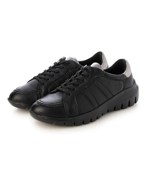 BARCLAY(バークレー)の「BARCLAY(バークレー)シンプルコンビスニーカー(スニーカー・レディース・ホワイト系その他/ブラック/ホワイト系その他2・22.5cm/23cm/23.5cm/24cm/24.5cm)」の1枚目の写真