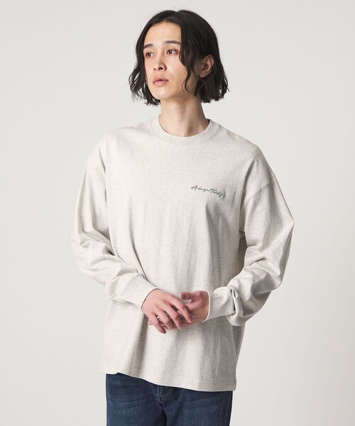 A DAY IN THE LIFE UNITED ARROWS(アデイインザライフユナイテッドアローズ)の「ワンポイントロゴ ワイド カットソー<A DAY IN THE LIFE>(Tシャツ/カットソー・メンズ・ホワイト/ブラック/ライトグレー・L/M)」の3枚目の写真