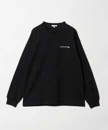 ワンポイントロゴ ワイド カットソー＜A DAY IN THE LIFE＞