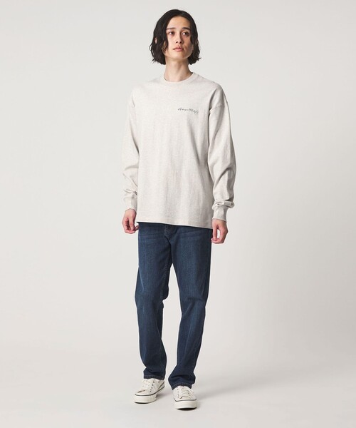 A DAY IN THE LIFE UNITED ARROWS(アデイインザライフユナイテッドアローズ)の「ワンポイントロゴ ワイド カットソー<A DAY IN THE LIFE>(Tシャツ/カットソー・メンズ・ホワイト/ブラック/ライトグレー・L/M)」の5枚目の写真