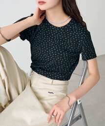 《WEB限定》クルーチビフラワーTシャツ