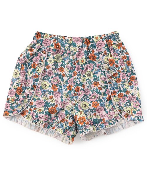 Seraph（セラフ）の「【撥水加工/UVカット】水陸両用フリルショートパンツ（その他パンツ・キッズ・サックスブルー/チャコール/ラベンダー/ピンク・140/130/120/110/100/90/80）」の4枚目の写真