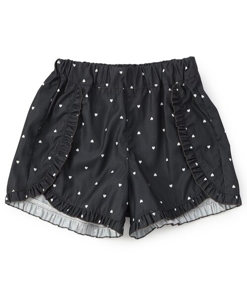 Seraph（セラフ）の「【撥水加工/UVカット】水陸両用フリルショートパンツ（その他パンツ・キッズ・サックスブルー/チャコール/ラベンダー/ピンク・140/130/120/110/100/90/80）」の2枚目の写真