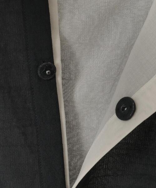 CURRENTAGE(カレンテージ)の「Frontable Shirt(シャツ/ブラウス・レディース・ブラック/ホワイト・FREE)」の8枚目の写真