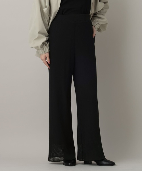 A part by(アパートバイ)の「スカシアミニットパンツ(その他パンツ・レディース・オフホワイト/ブラック・FREE)」の2枚目の写真