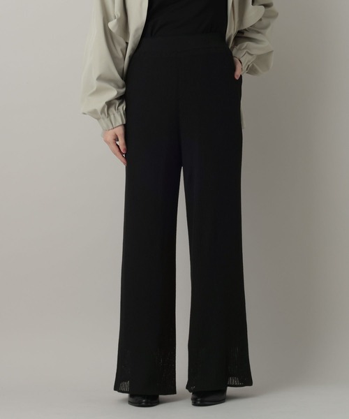 A part by(アパートバイ)の「スカシアミニットパンツ(その他パンツ・レディース・オフホワイト/ブラック・FREE)」の7枚目の写真