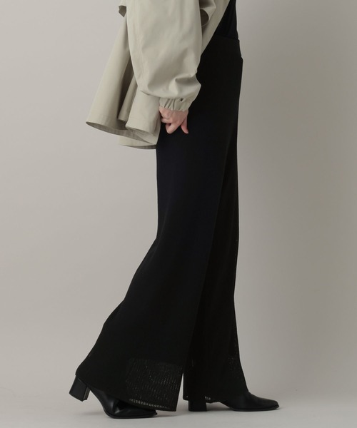 A part by(アパートバイ)の「スカシアミニットパンツ(その他パンツ・レディース・オフホワイト/ブラック・FREE)」の8枚目の写真