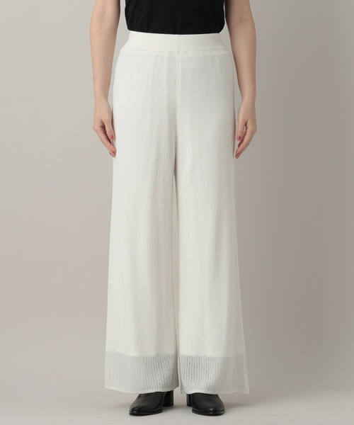 A part by(アパートバイ)の「スカシアミニットパンツ(その他パンツ・レディース・オフホワイト/ブラック・FREE)」の10枚目の写真