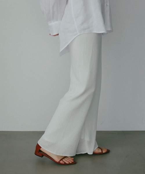 A part by(アパートバイ)の「スカシアミニットパンツ(その他パンツ・レディース・オフホワイト/ブラック・FREE)」の20枚目の写真