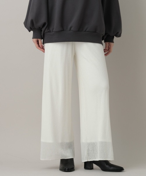 A part by(アパートバイ)の「スカシアミニットパンツ(その他パンツ・レディース・オフホワイト/ブラック・FREE)」の22枚目の写真