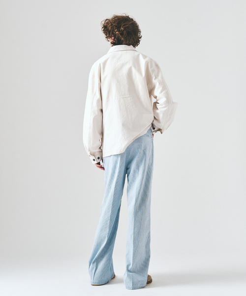 417 EDIFICE（フォーワンセブンエディフィス）の「サンフェード フレンチカバーオール（カバーオール・メンズ・ブラックミックス/ピンク/ホワイト・LARGE/MEDIUM）」の11枚目の写真