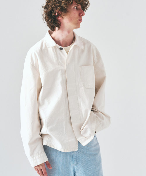 417 EDIFICE（フォーワンセブンエディフィス）の「サンフェード フレンチカバーオール（カバーオール・メンズ・ブラックミックス/ピンク/ホワイト・LARGE/MEDIUM）」の12枚目の写真