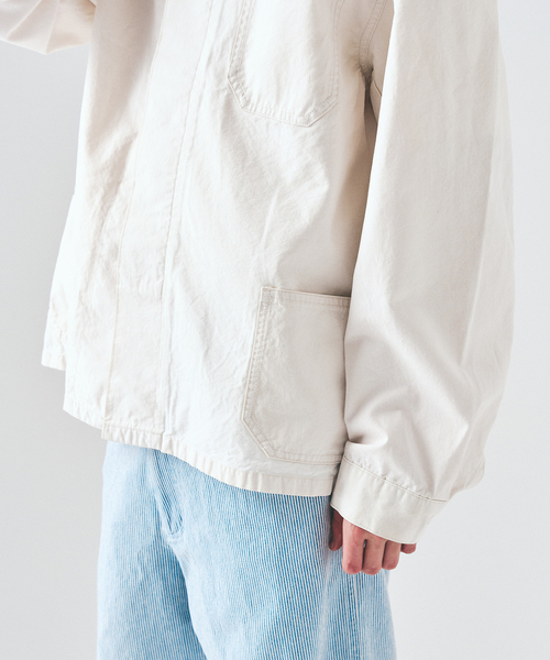 417 EDIFICE（フォーワンセブンエディフィス）の「サンフェード フレンチカバーオール（カバーオール・メンズ・ブラックミックス/ピンク/ホワイト・LARGE/MEDIUM）」の15枚目の写真